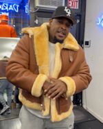 Men's DaRucci B3 Cognac Shearling Jacket (Sheek Edition)