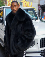 Men's DaRucci Chinchilla Fur Bomber Jacket