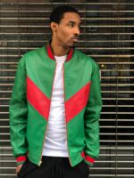 Men's DaRucci Lightweight Jacket Green and Red