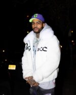 Men's DaRucci Signature White Fur Coat