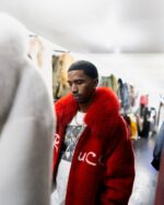 Men's DaRucci Signature Red Fur Coat